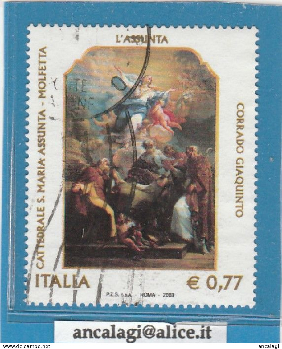 USATI ITALIA 2003 - Ref.0911A "CORRADO GIAQUINTO" 1 Val. - - 2001-10: Used