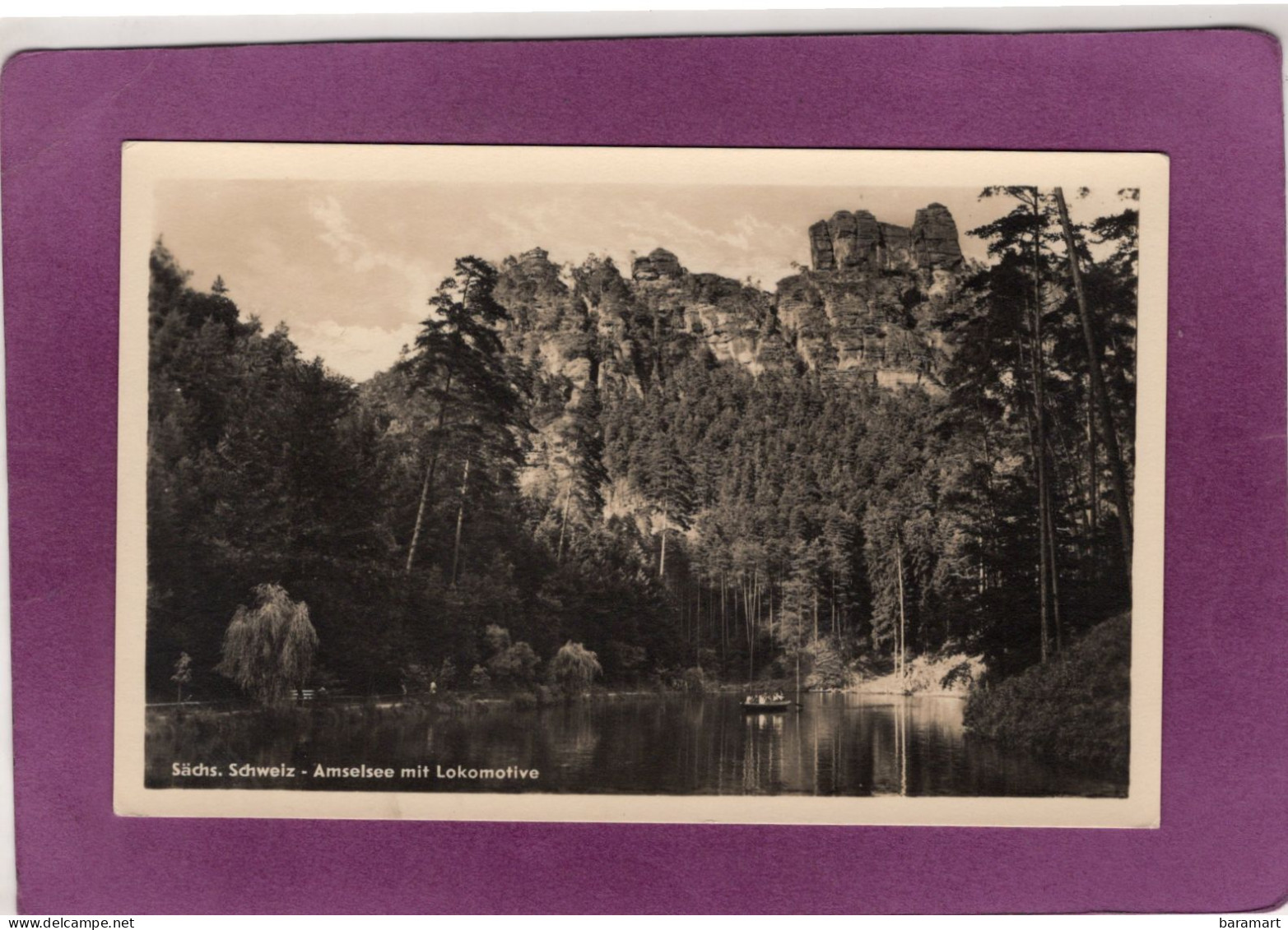 Sächs. Schweiz  Amselsee Mit Lokomotive - Bastei (sächs. Schweiz)