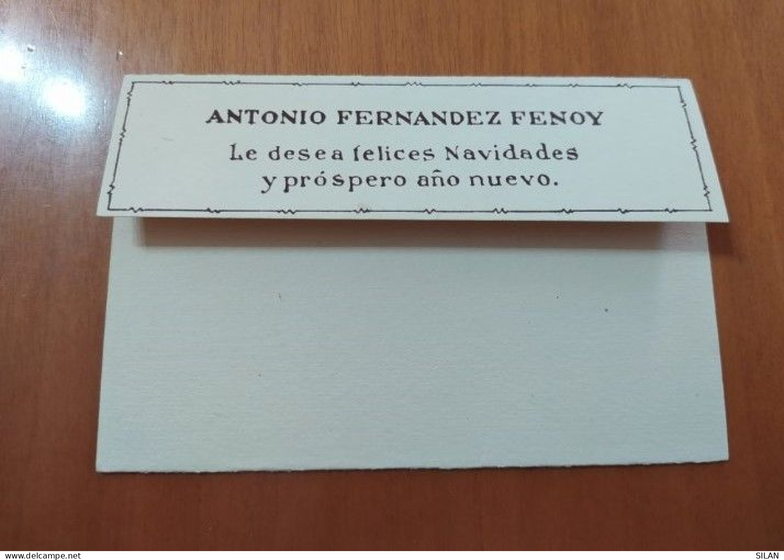 Antigua Postal Navideña Fernández Fenoy. Muy Difícil Encontrar - Autres & Non Classés