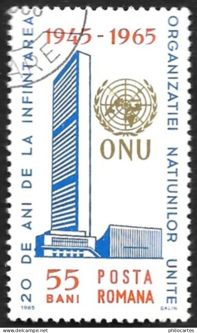 ROUMANIE 1965 -  Y&T  2098  - ONU   - Oblitéré - Usati