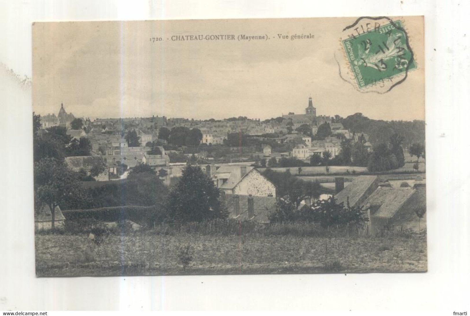 1720. Chateau Gontier, Vue Générale - Chateau Gontier