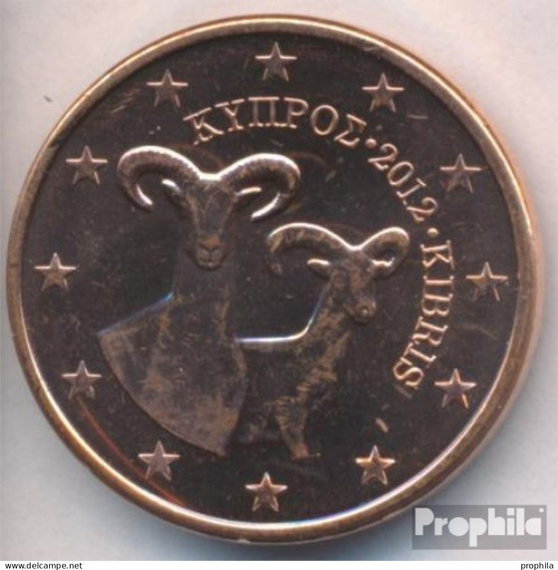 Zypern Z 3 2012 Stgl./unzirkuliert 2012 5 Cent Kursmünze - Cyprus