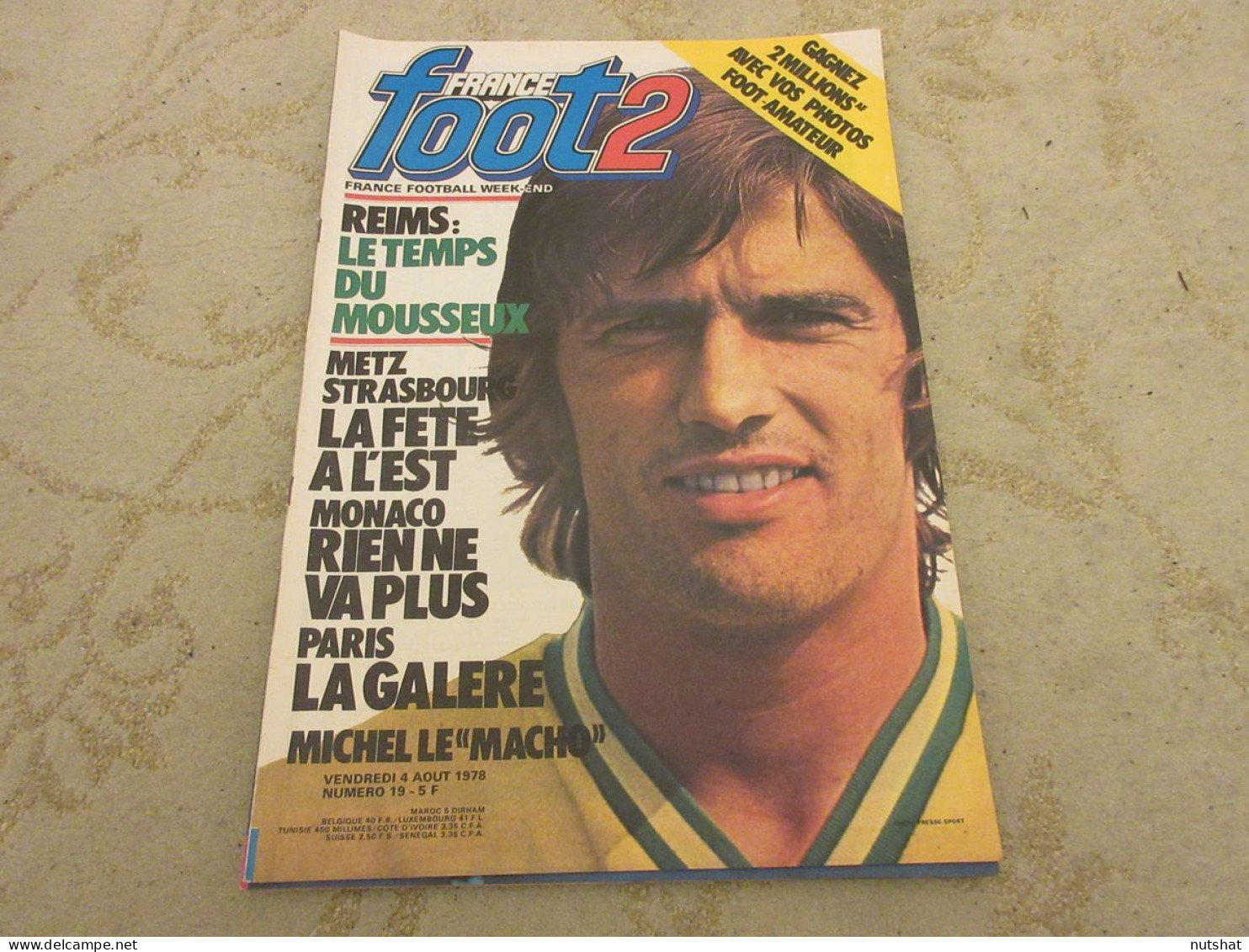 FRANCE FOOT 2 019 04.08.1978 NANTES Henri MICHEL REIMS MONACO Michel HIDALGO - Sport