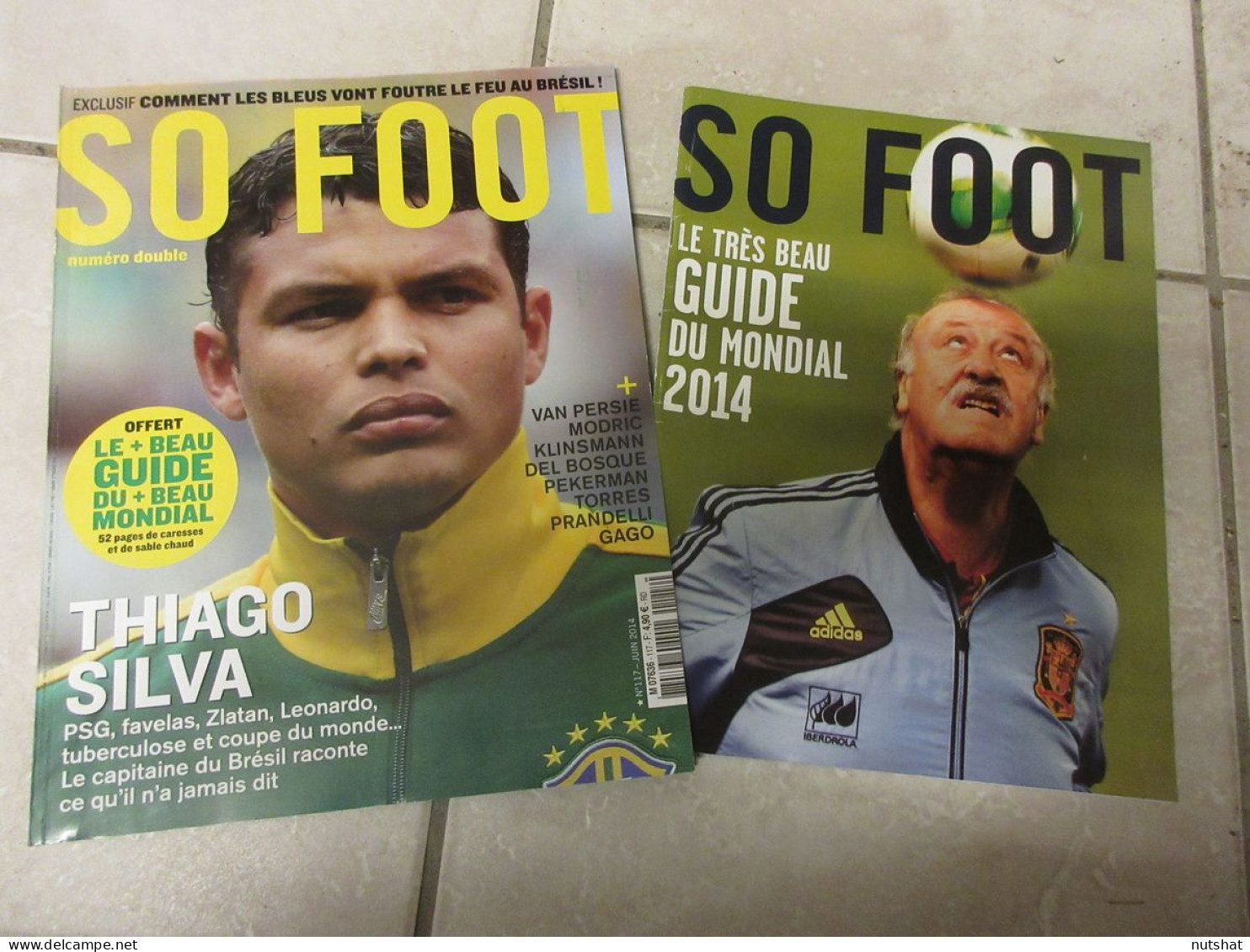 REVUE FOOTBALL SO FOOT 117 06.2014 Thiago SILVA Luka MODRIC Safet SUSIC TORRES   - Sport