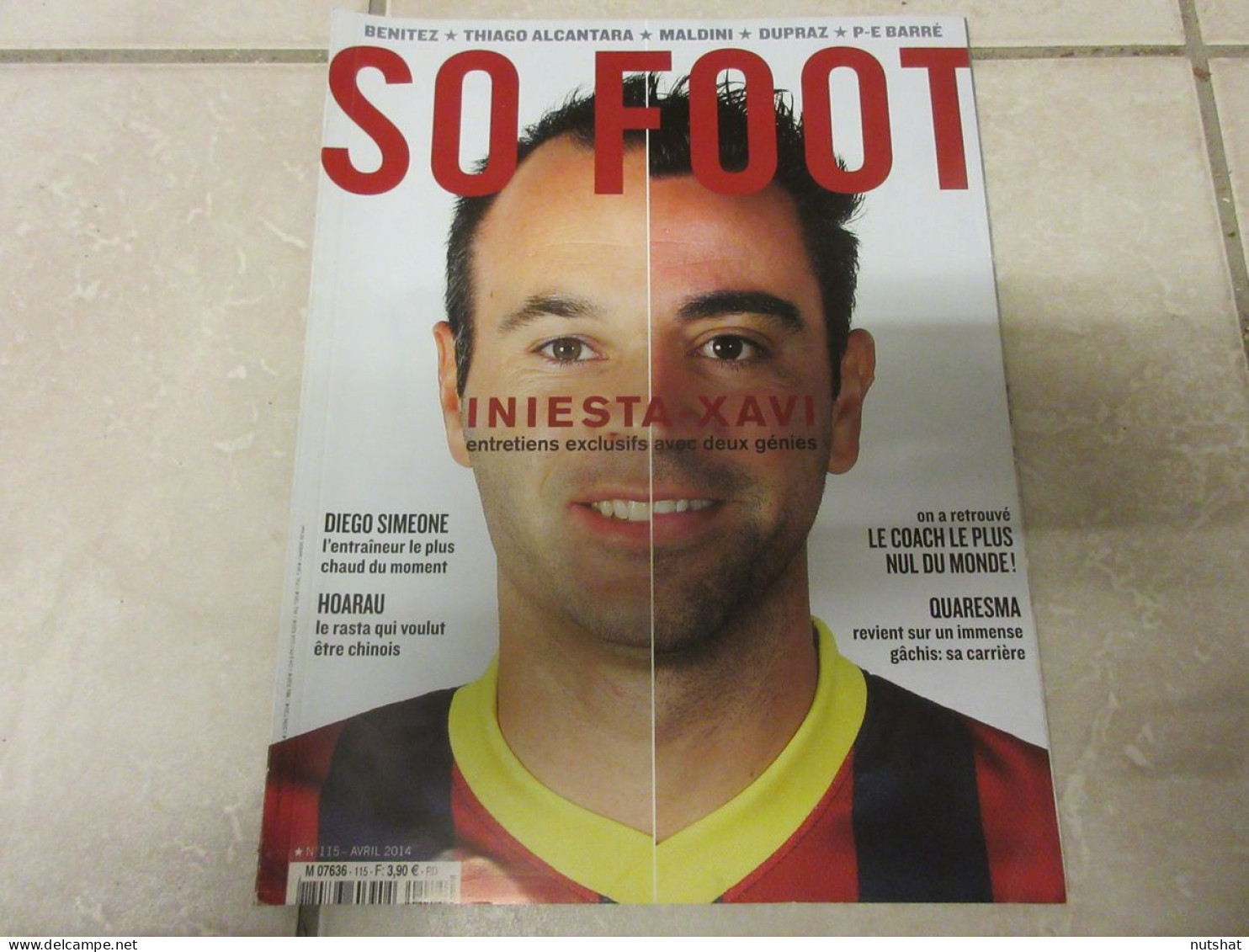 REVUE FOOTBALL SO FOOT 115 04.2014 Guillaume HOARAU Diego SIMEONE VERHEIJEN      - Sport