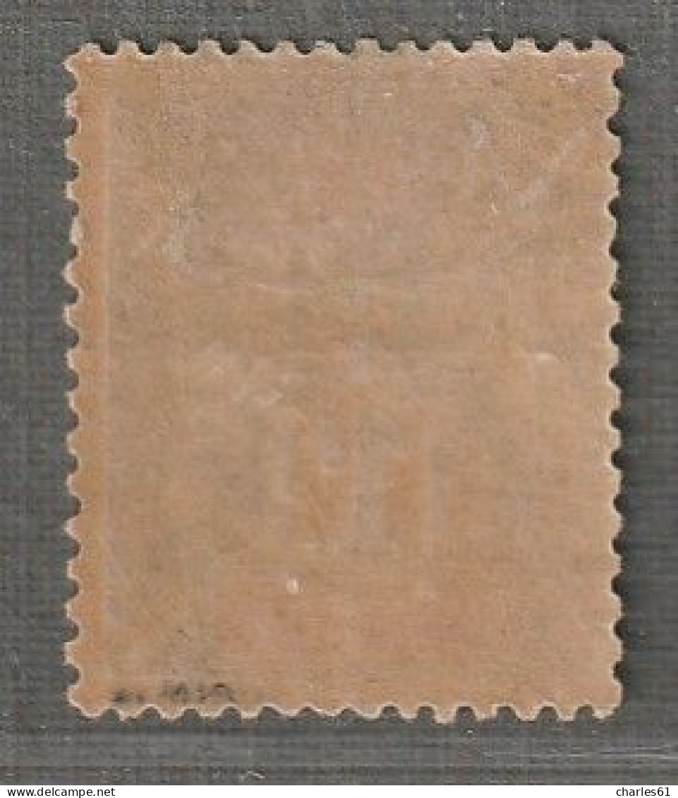 REUNION - N°44 * (1892) 1fr Olive - Unused Stamps