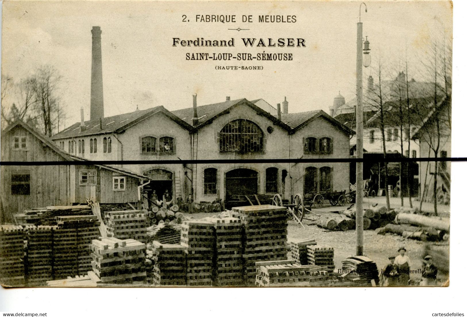 CPA . D70. Saint-Loup-sur-Sémouse . Ferdinand Walser . Fabrique De Meubles - Saint-Loup-sur-Semouse