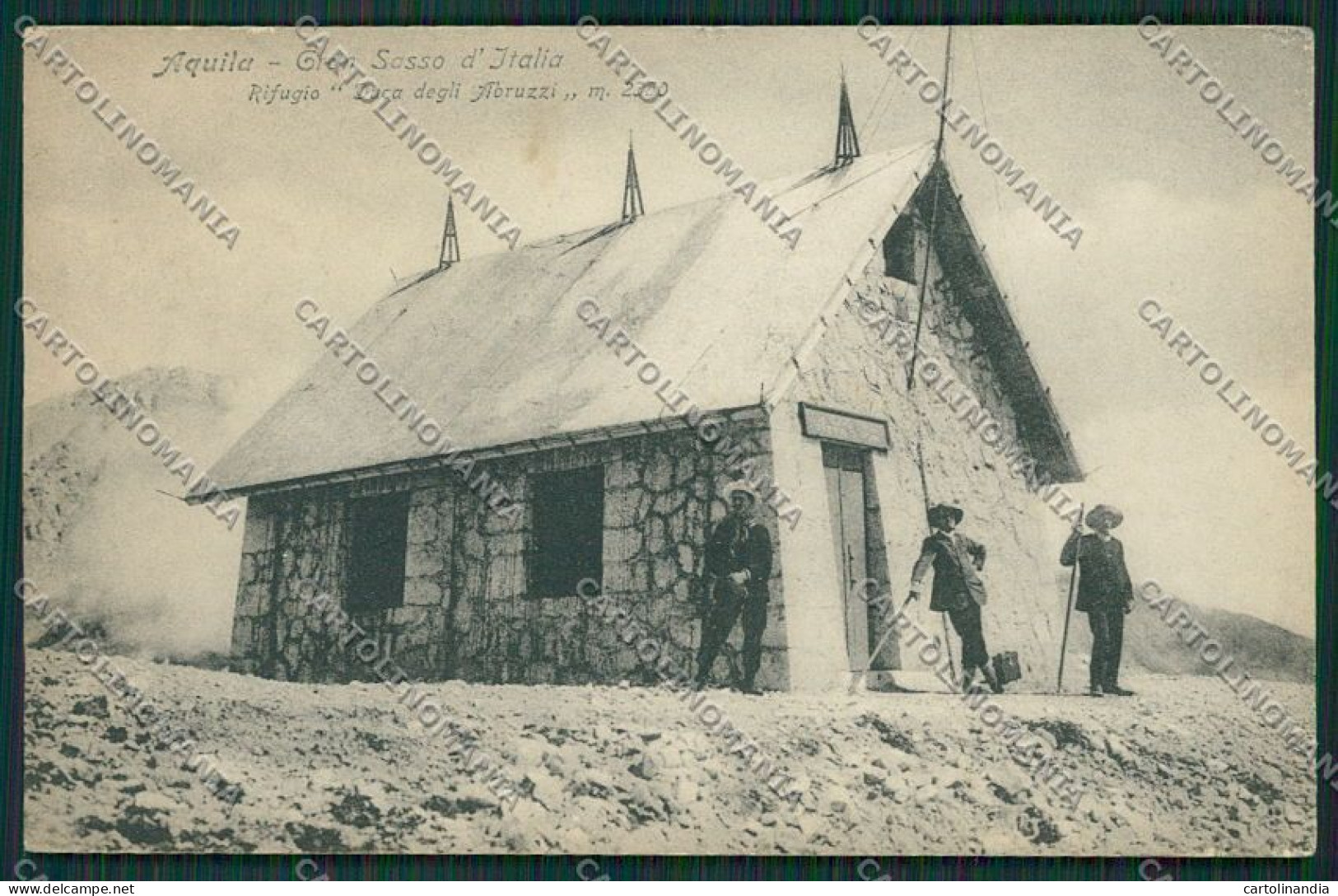 L'Aquila Gran Sasso Rifugio Cartolina QQ3852 - L'Aquila