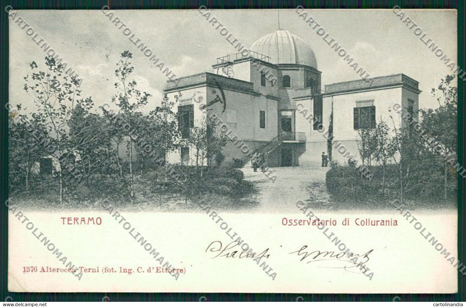 Teramo Città Osservatorio Alterocca 1376 Cartolina QQ4175 - Teramo