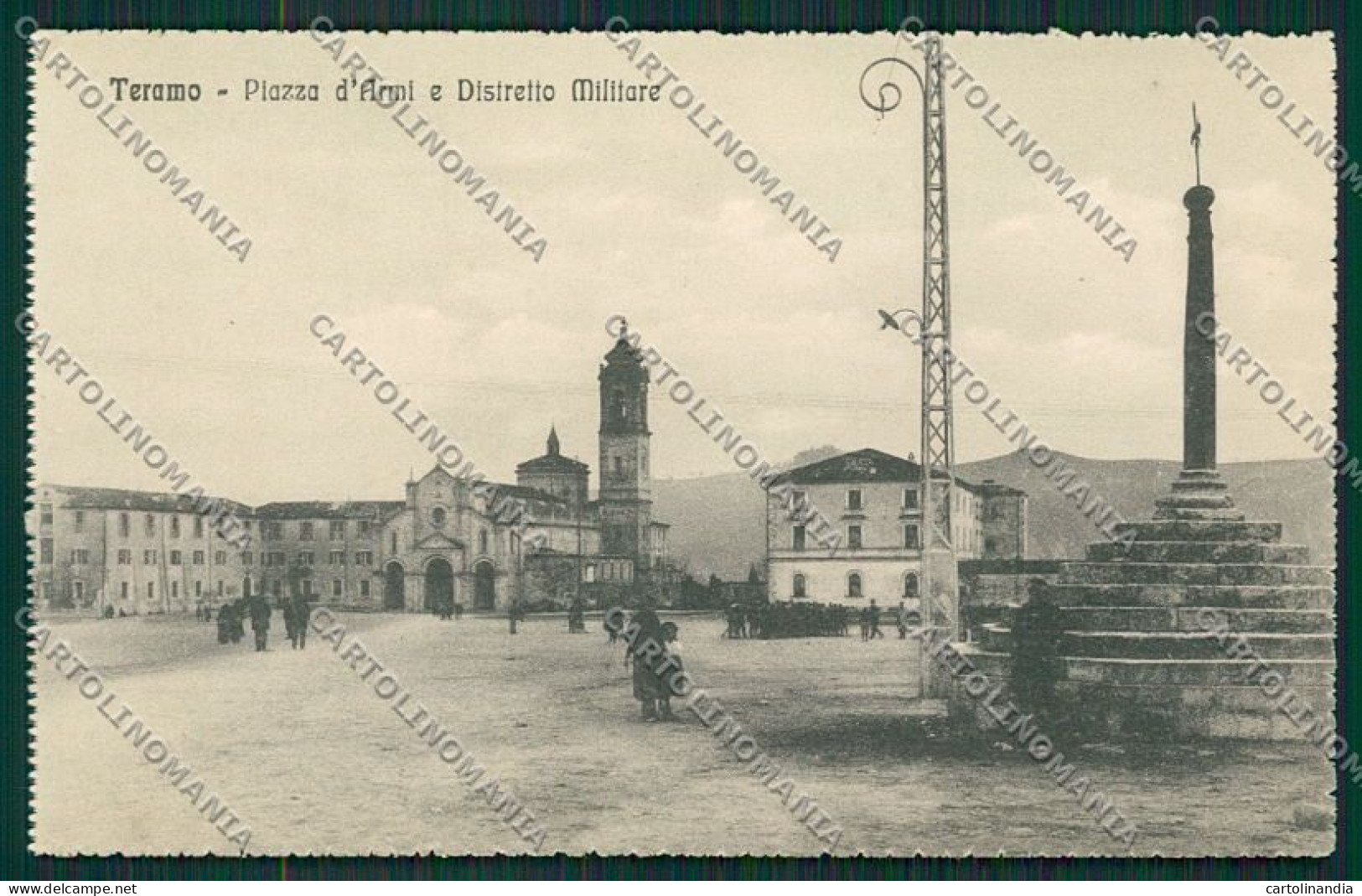 Teramo Città Militari Cartolina QQ4171 - Teramo