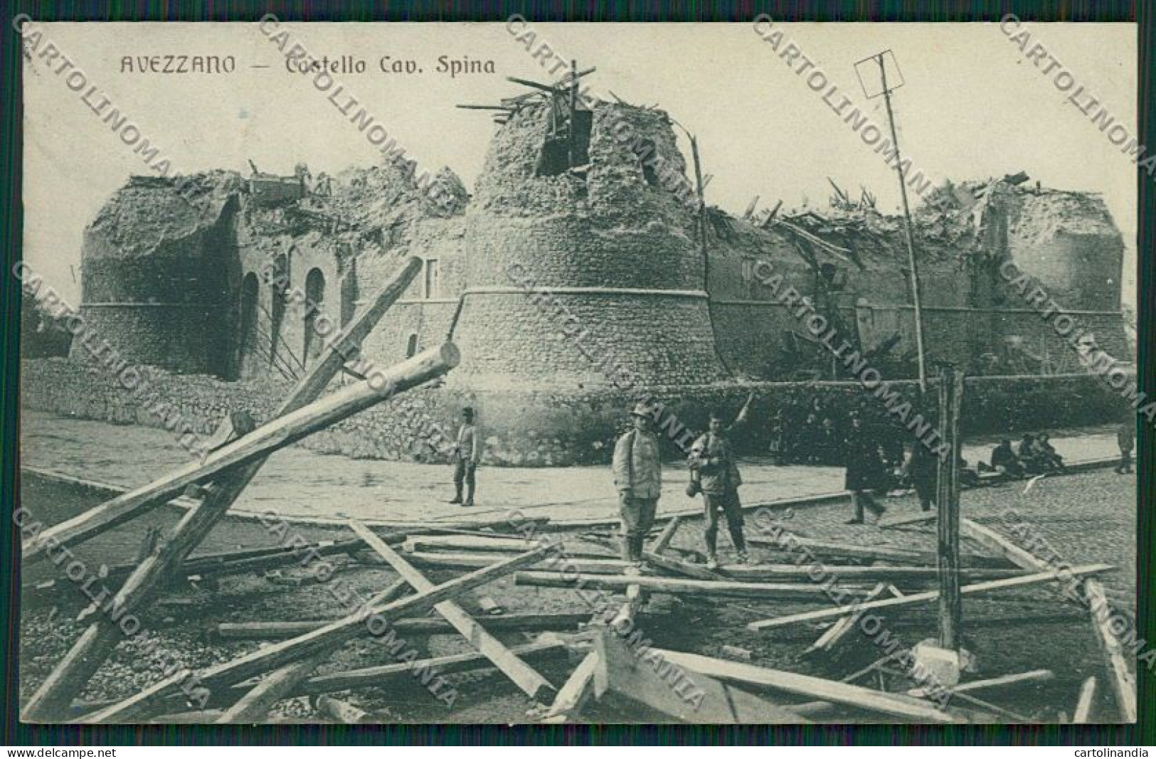 L'Aquila Avezzano Terremoto Cartolina QQ3892 - L'Aquila