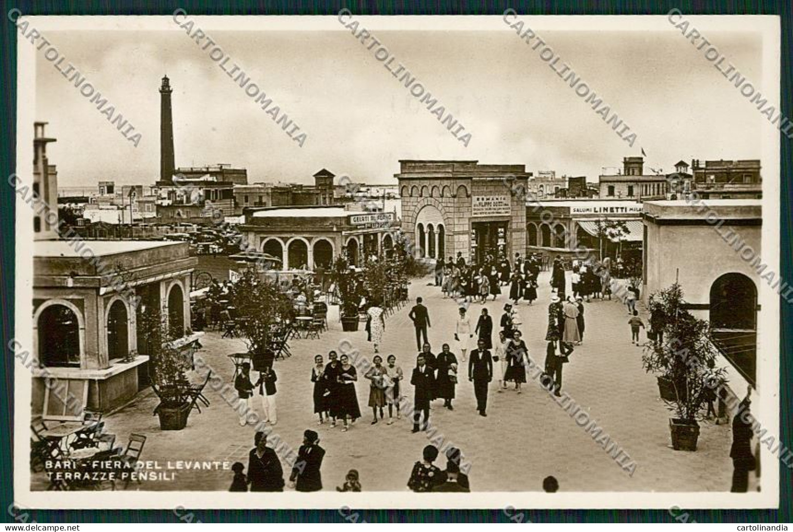 Bari Città Fiera Levante Foto Cartolina QQ4597 - Bari