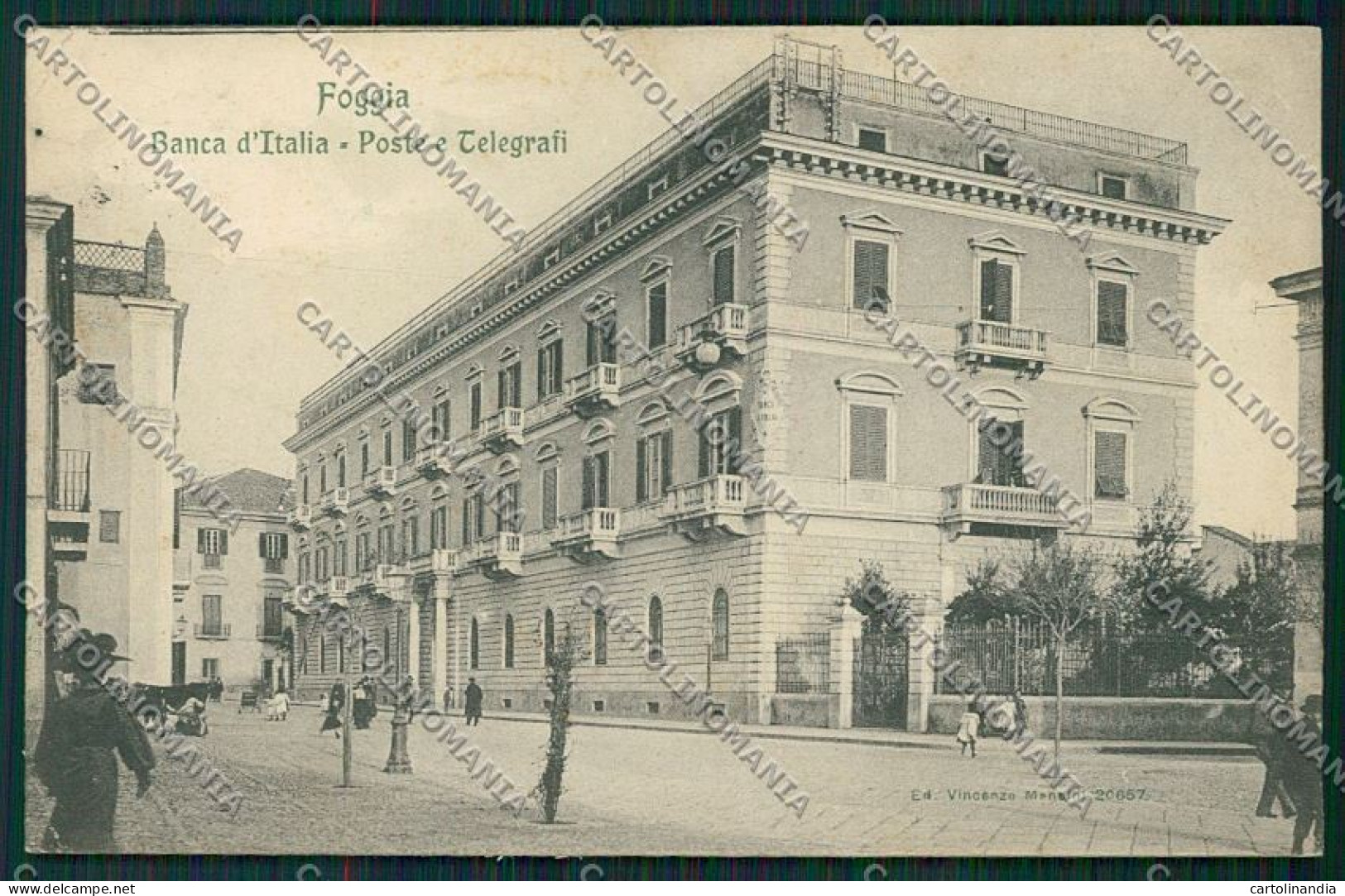 Foggia Città Banca Poste Cartolina QQ4770 - Foggia