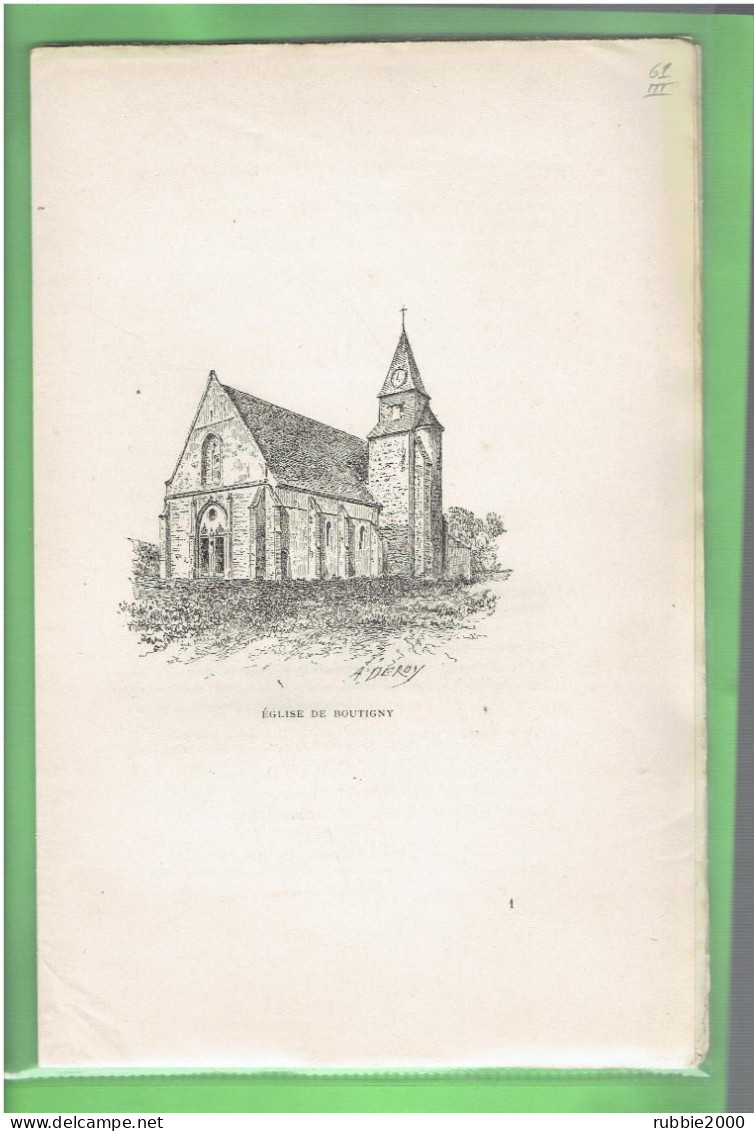 1904 BOUTIGNY EURE ET  LOIR L EGLISE - Centre - Val De Loire