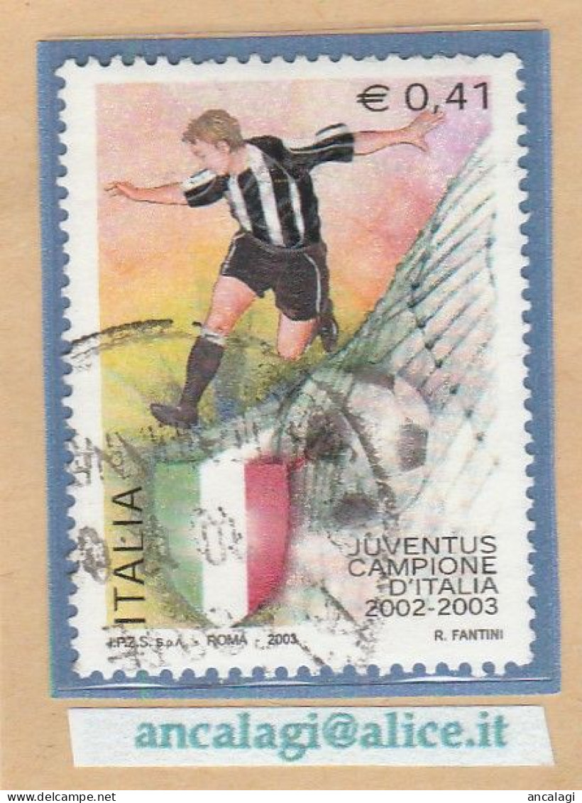 USATI ITALIA 2003 - Ref.0913A "JUVENTUS CAMPIONE D'ITALIA" 1 Val. - - 2001-10: Used