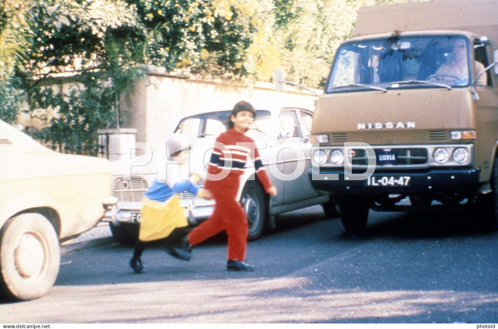 80s NISSAN CABSTAR LISBOA PORTUGAL 35mm DIAPOSITIVE SLIDE Not PHOTO No FOTO NB4078 - Diapositives