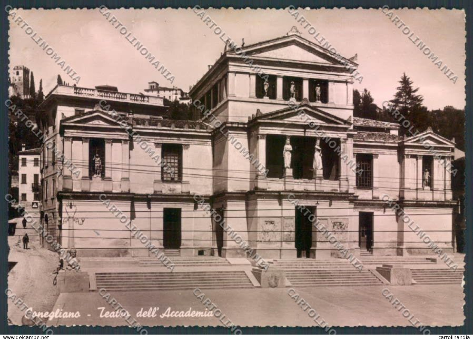 Treviso Conegliano Teatro Foto FG Cartolina ZF6494 - Treviso