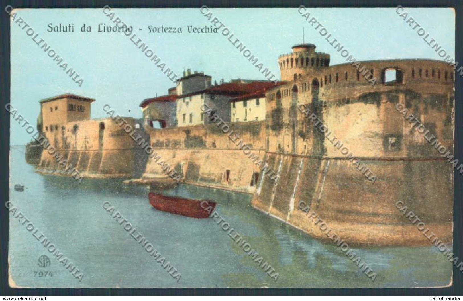 Livorno Città Fortezza Vecchia Cartolina ZG1394 - Livorno