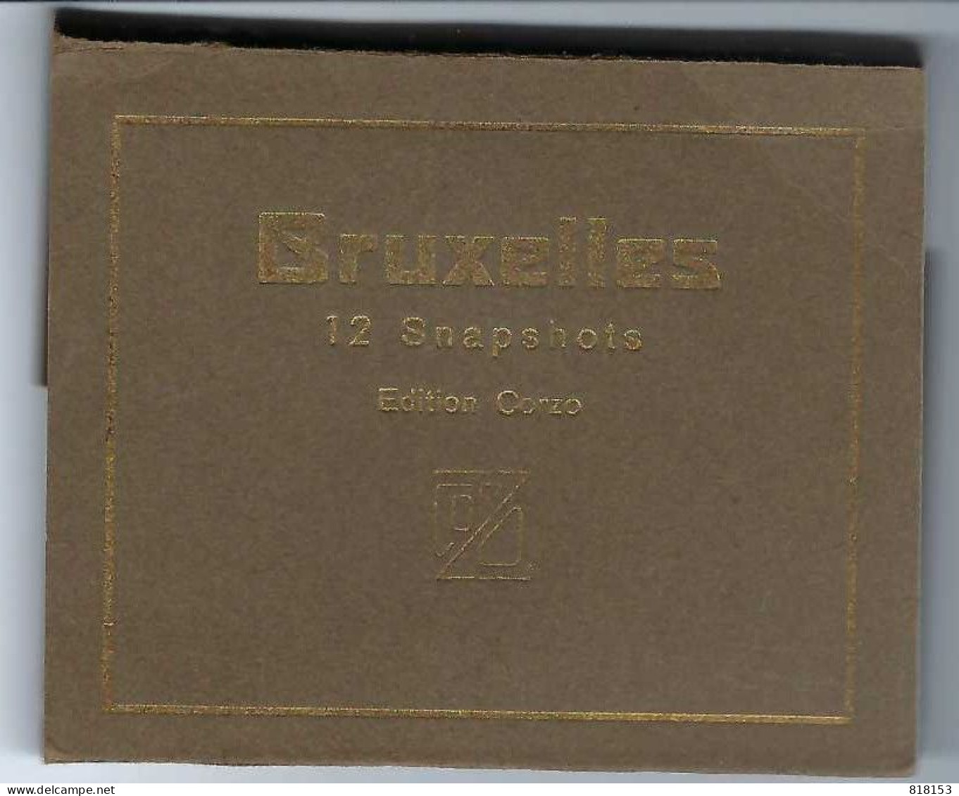 BRUXELLES  12 Snapshots  Edition Corzo - Bruxelles-ville