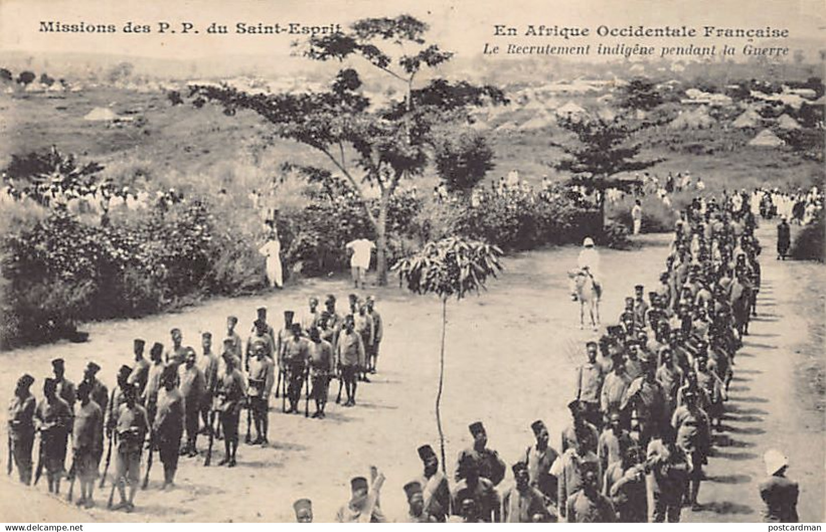 Sénégal - Le Recrutement Indigènes Pendant La Première Guerre Mondiale - Ed. Missions Des P.P. Du Saint-Esprit - Cliché  - Sénégal