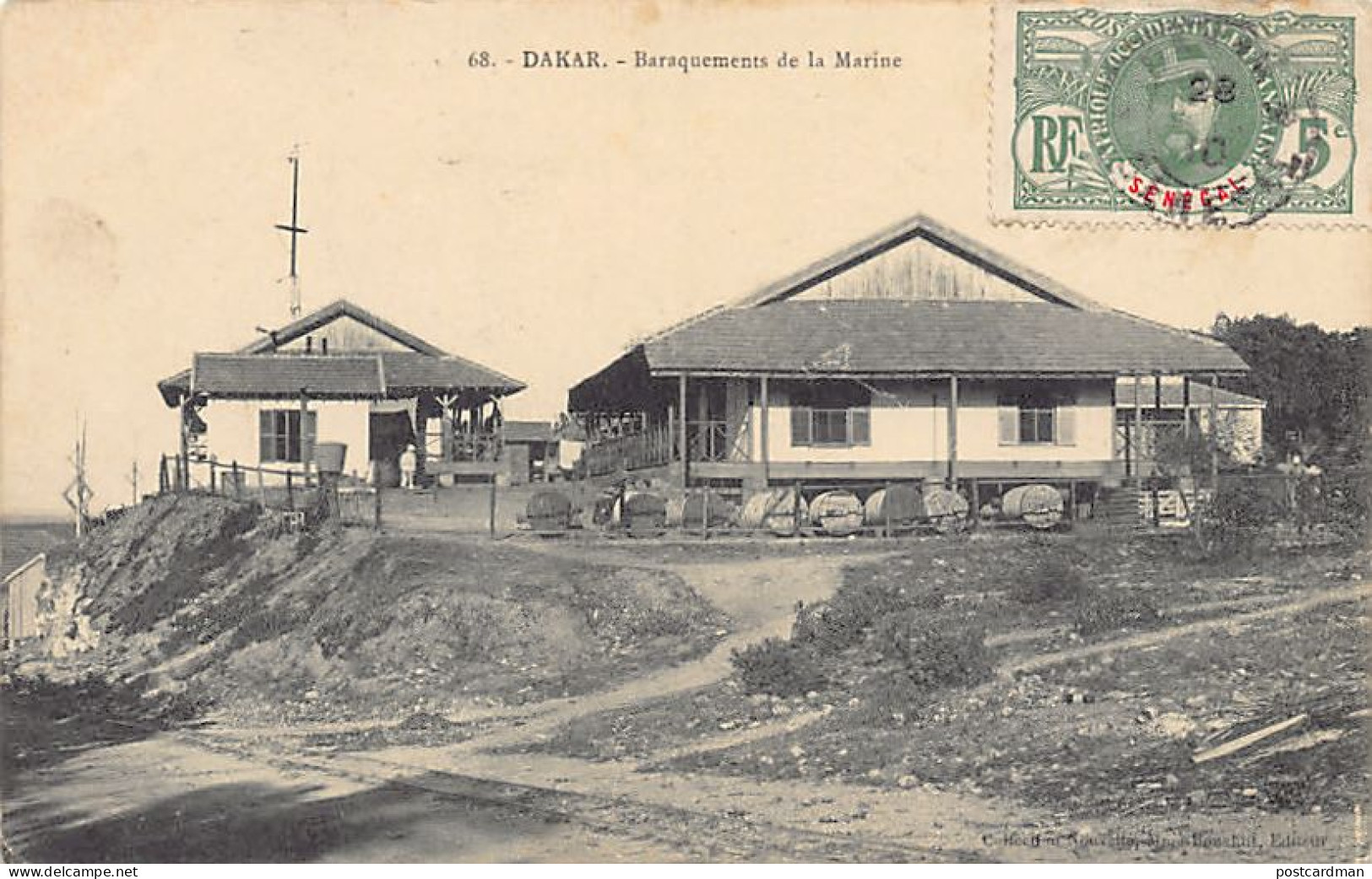 Sénégal - DAKAR - Baraquements De La Marine Française - Ed. Mme. Bouchut 68 - Senegal