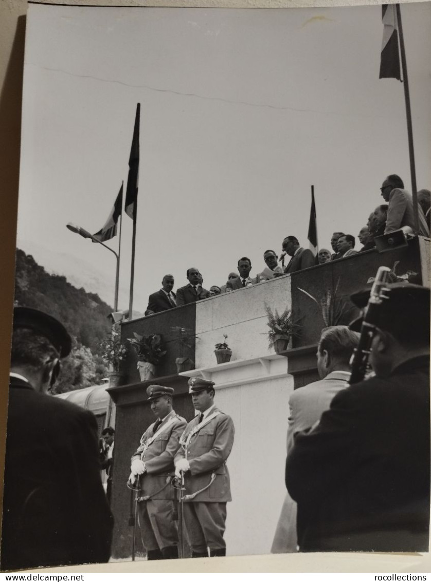 Abruzzo Autostrada A24 Cerimonia Abbatimento Diaframma GALLERIA Monte S. ROCCO 1967. Ministri Natali Mancini - Europa