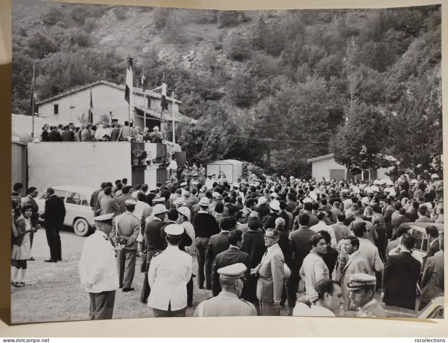 Abruzzo Autostrada A24 Cerimonia Abbatimento Diaframma GALLERIA Monte S. ROCCO 1967. Ministri Natali Mancini - Europe