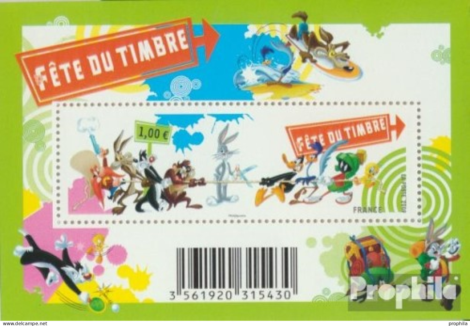 Frankreich Block104 (kompl.Ausg.) Postfrisch 2009 Bugs Bunny - Unused Stamps