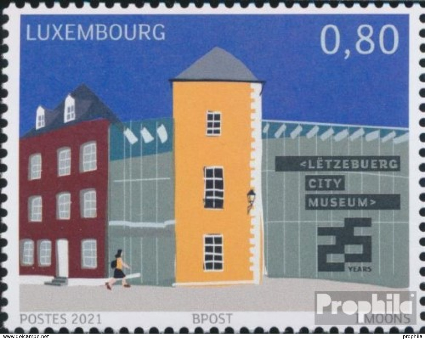 Luxemburg 2268 (kompl.Ausg.) Postfrisch 2021 Historisches Museum - Neufs