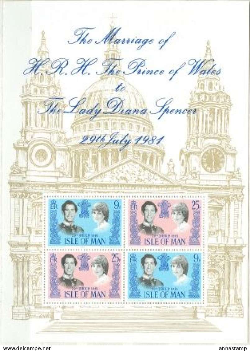 Isle Of Man MNH Minisheet - Royalties, Royals