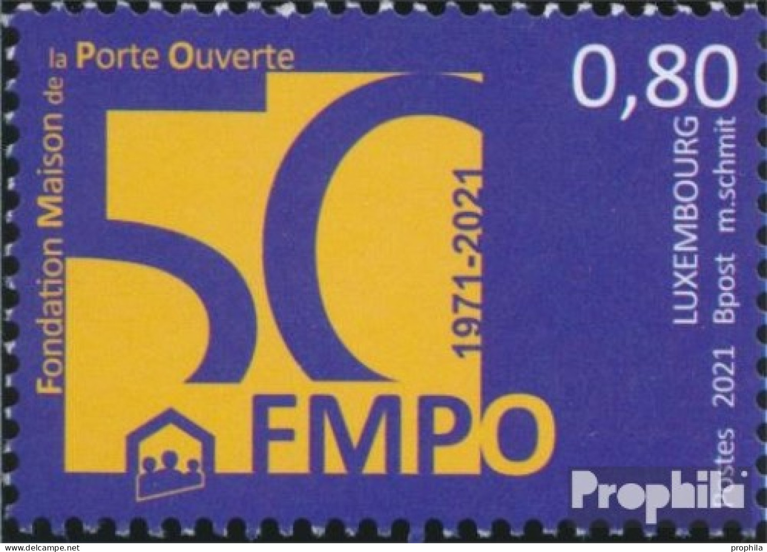 Luxemburg 2260 (kompl.Ausg.) Postfrisch 2021 Maison De La Porte Ouverte - Unused Stamps