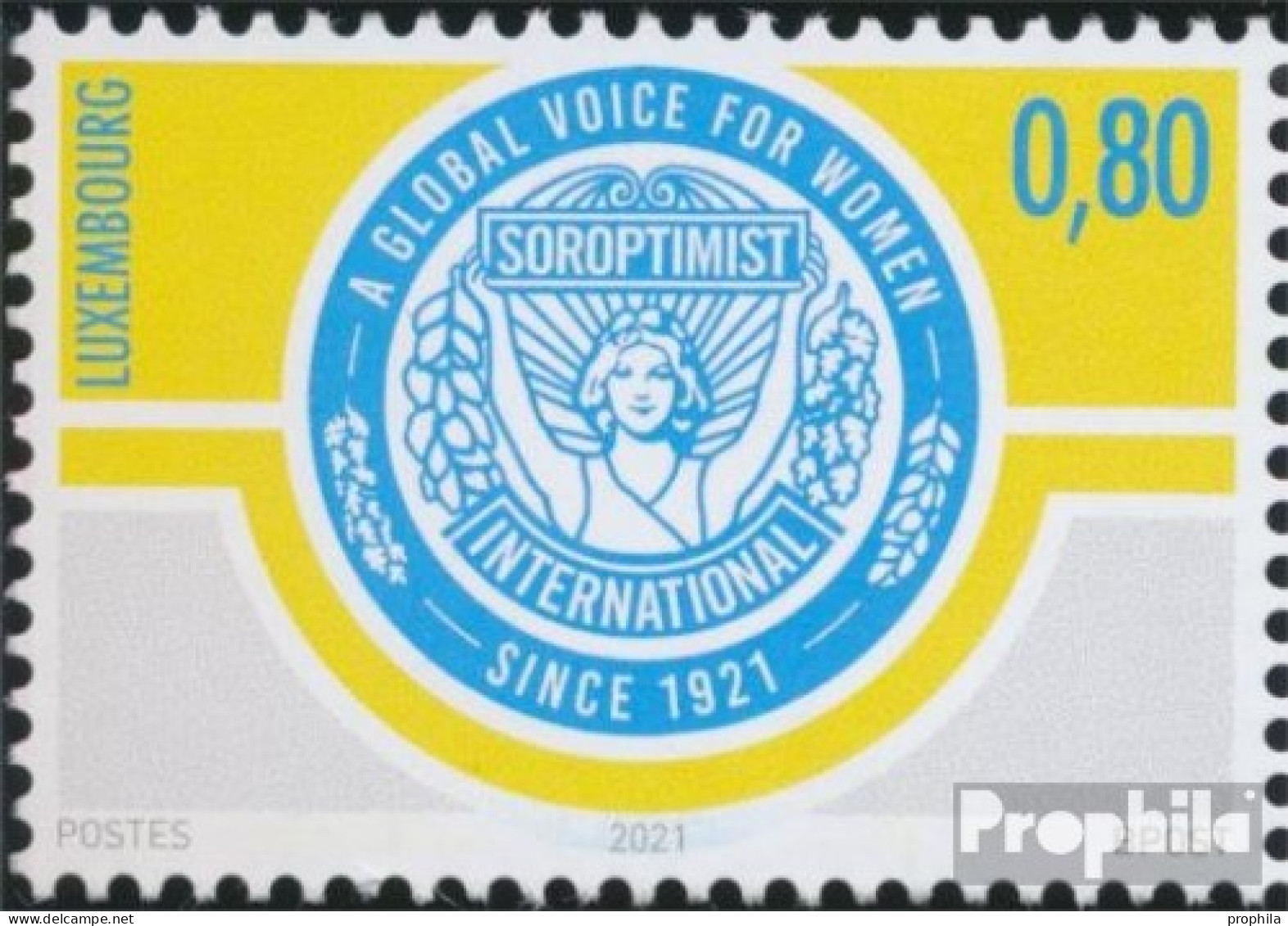 Luxemburg 2258 (kompl.Ausg.) Postfrisch 2021 Soroptimist - Ungebraucht