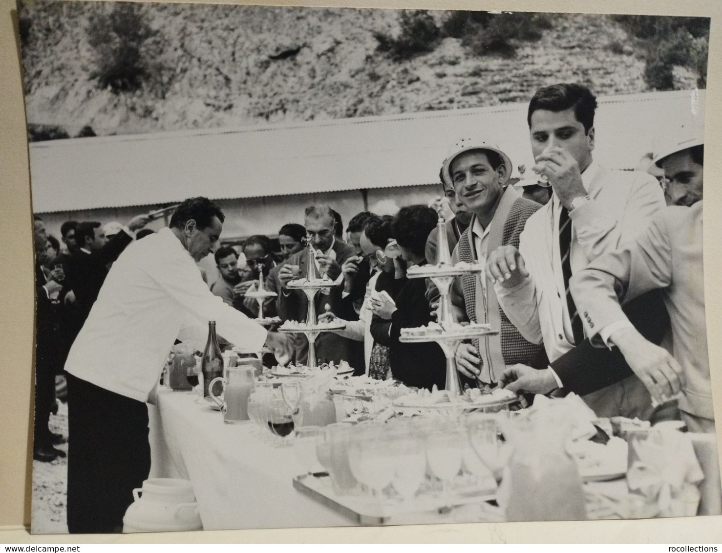 Abruzzo Autostrada A24 Cerimonia Abbatimento Diaframma GALLERIA Monte S. ROCCO 1967. Ministri Natali Mancini Catering - Europe