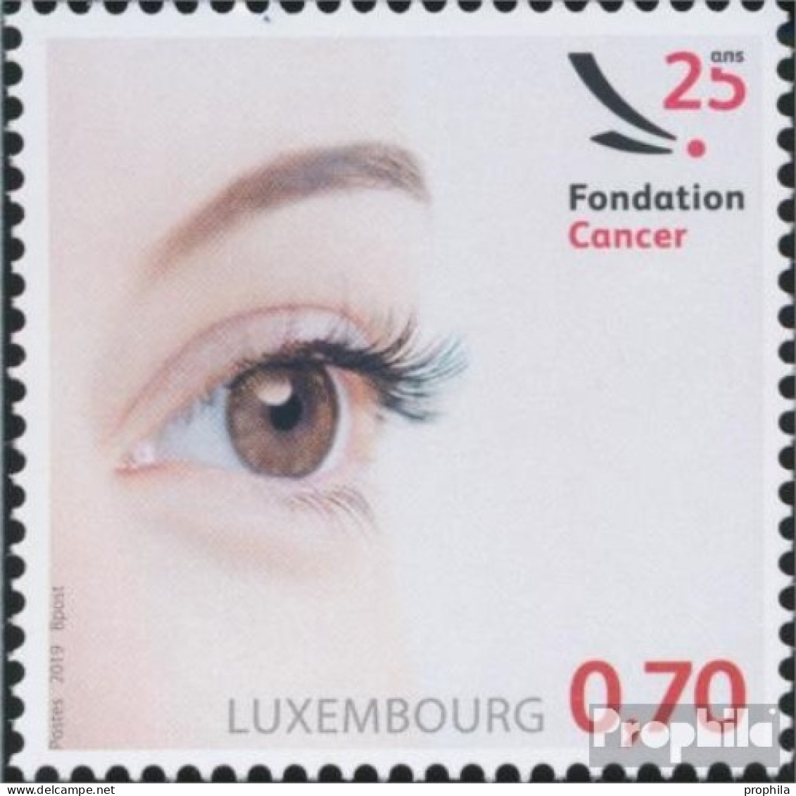 Luxemburg 2194 (kompl.Ausg.) Postfrisch 2019 Krebsstifung - Nuovi