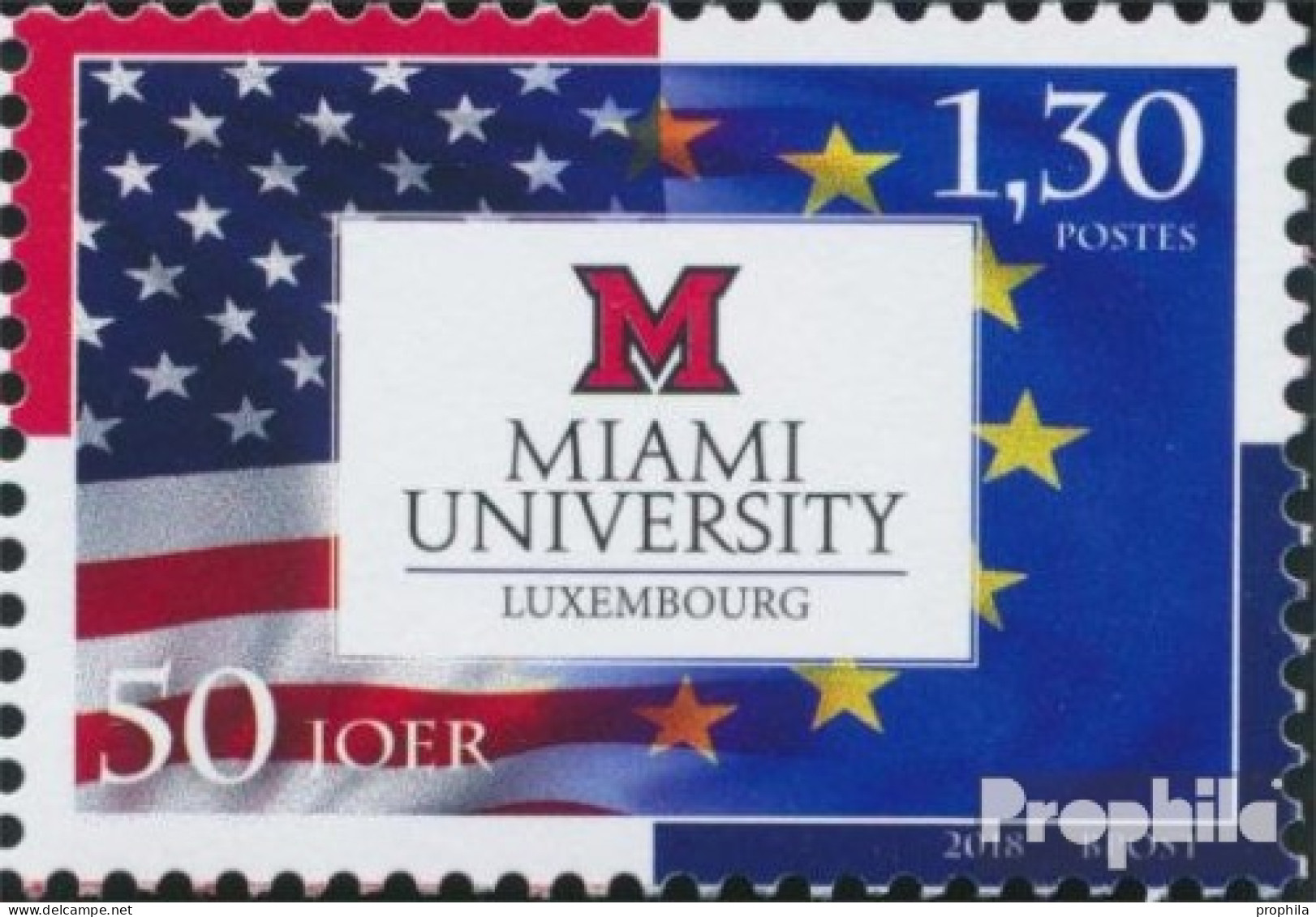Luxemburg 2180 (kompl.Ausg.) Postfrisch 2018 Miami University - Ungebraucht