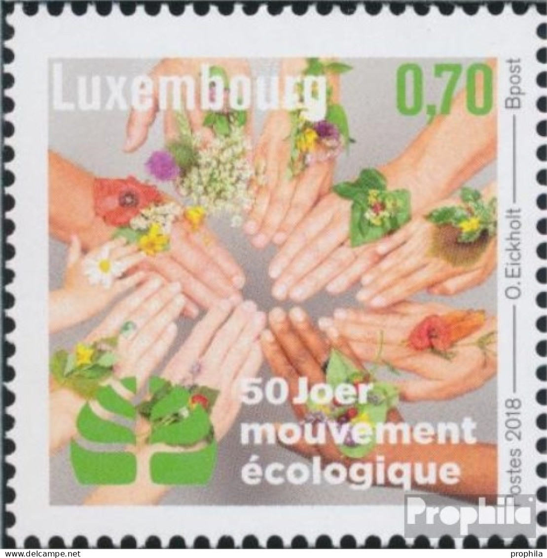 Luxemburg 2179 (kompl.Ausg.) Postfrisch 2018 Umweltorganisation - Unused Stamps