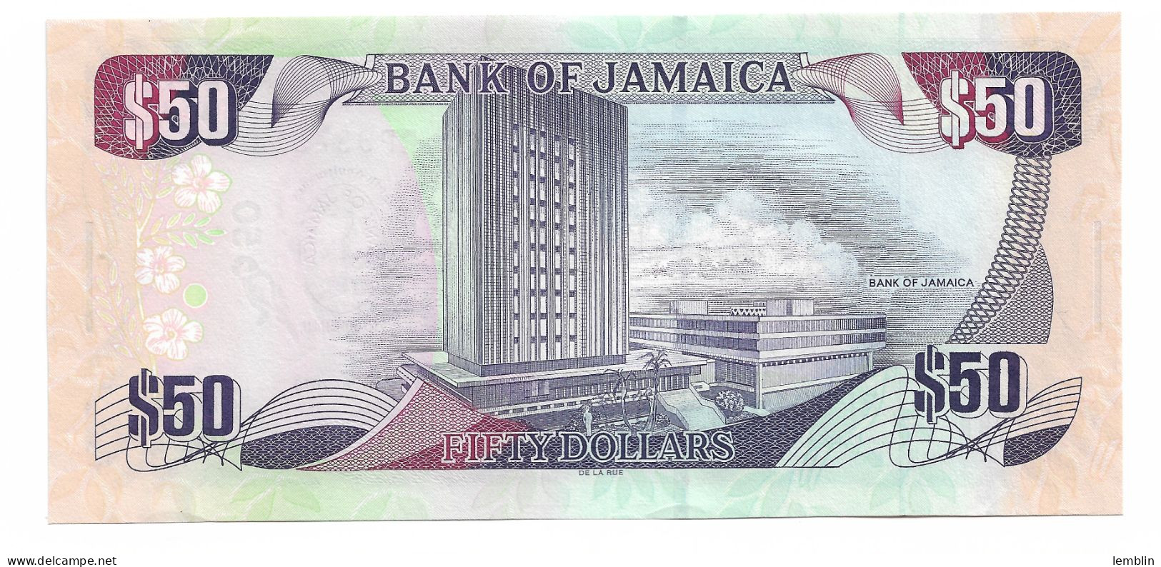 JAMAÏQUE - 50 DOLLARS 2010 - Giamaica