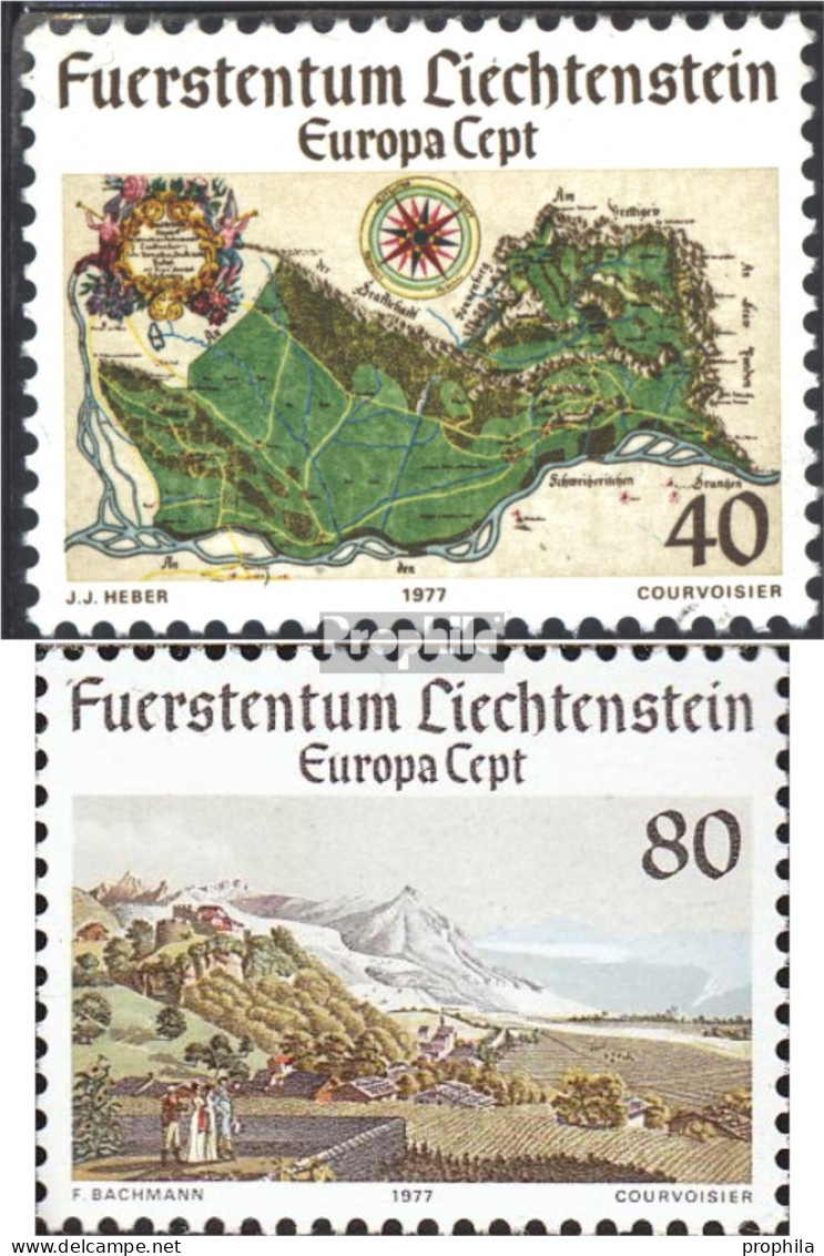 Liechtenstein 667-668 (kompl.Ausg.) Postfrisch 1977 Europa - Neufs