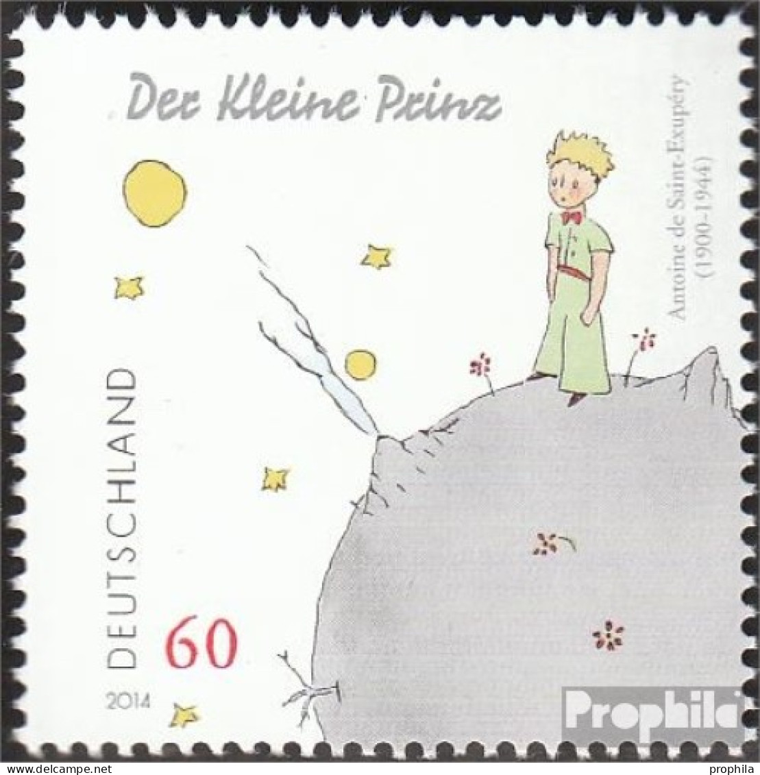 BRD 3102 (kompl.Ausg.) Postfrisch 2014 Saint-Exupéry / Der Kleine Prinz - Unused Stamps