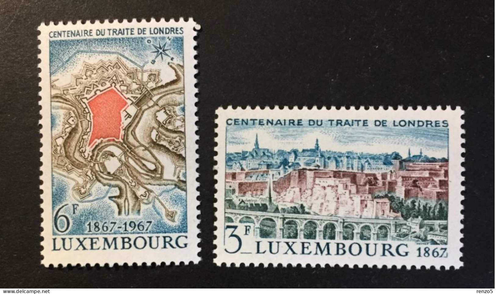 1967 Luxembourg - Centenary Of Treaty Of Londen  - Unused - Ungebraucht