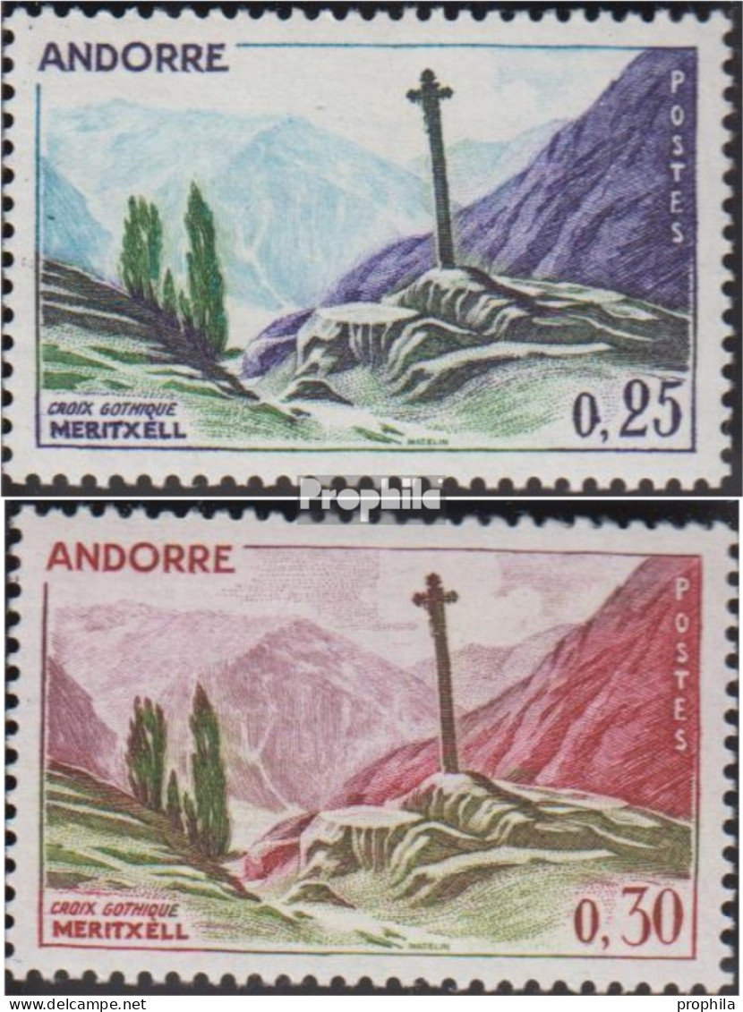 Andorra - Französische Post 168-169 Postfrisch 1961 Landschaften - Neufs