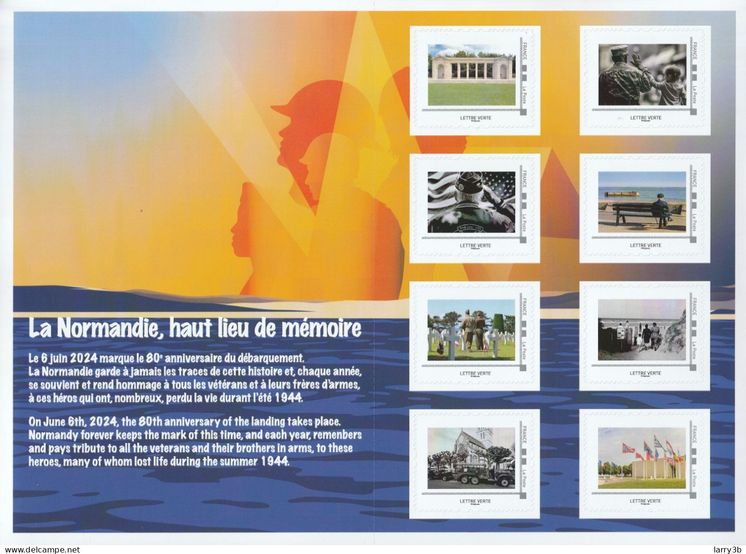 FRANCE 2024 COLLECTOR "80e ANNIVERSAIRE DU D-DAY ET DE LA BATAILLE DE NORMANDIE" - MTAM-2024-557 - Neuf ** - Collectors