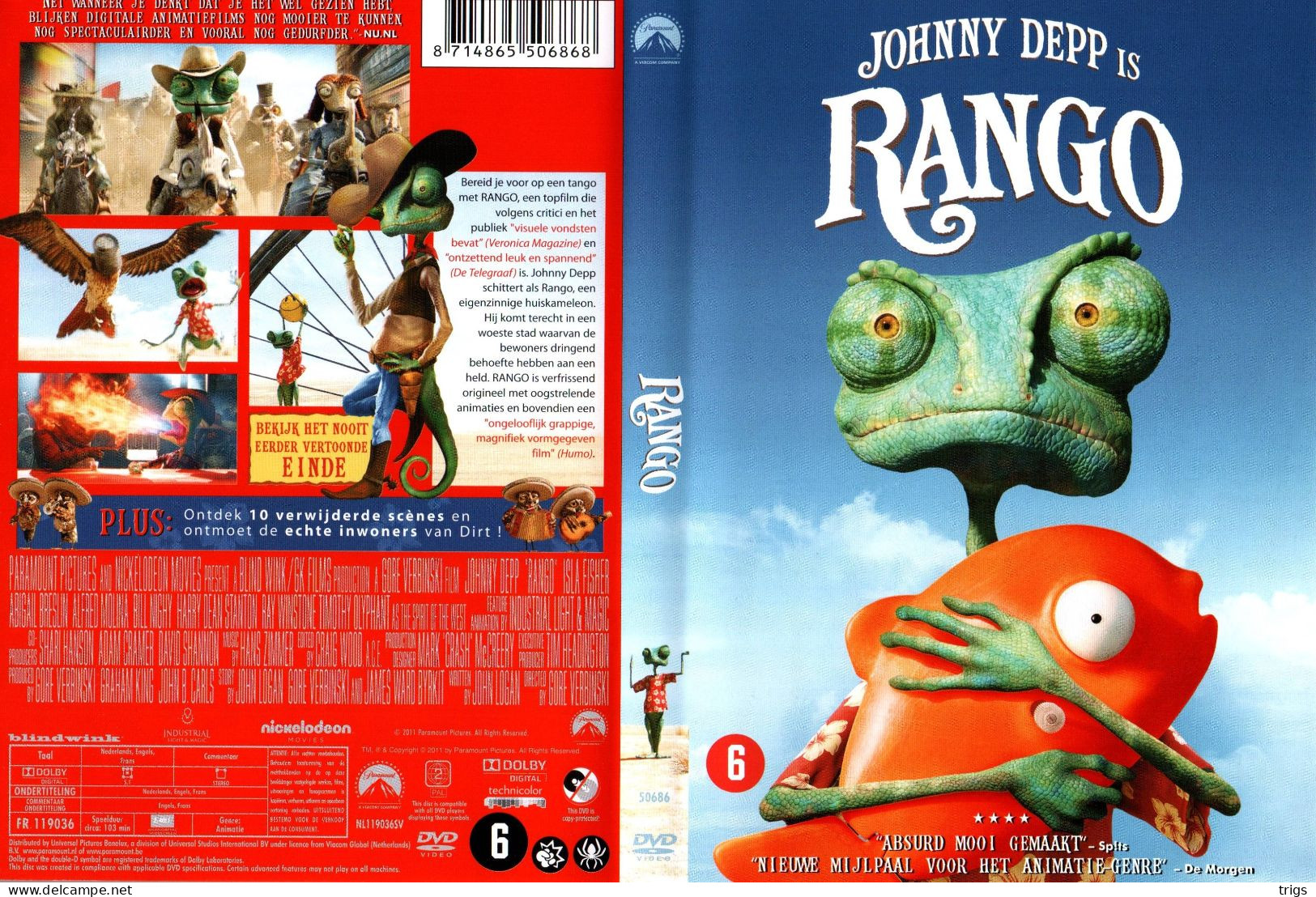 DVD - Rango - Cartoni Animati