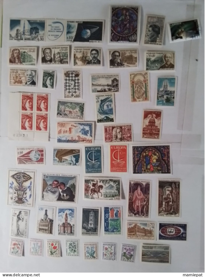 Collection Timbres Neufs France, 500. - Collections (sans Albums)