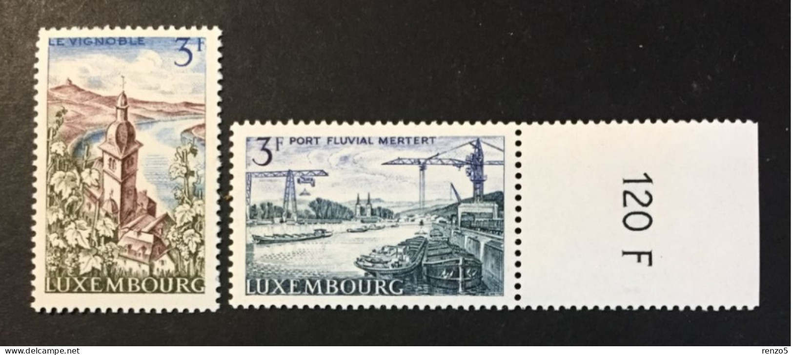 1967 Luxembourg - Tourism: Church River, Port Fluvial Mertert - Unused - Neufs