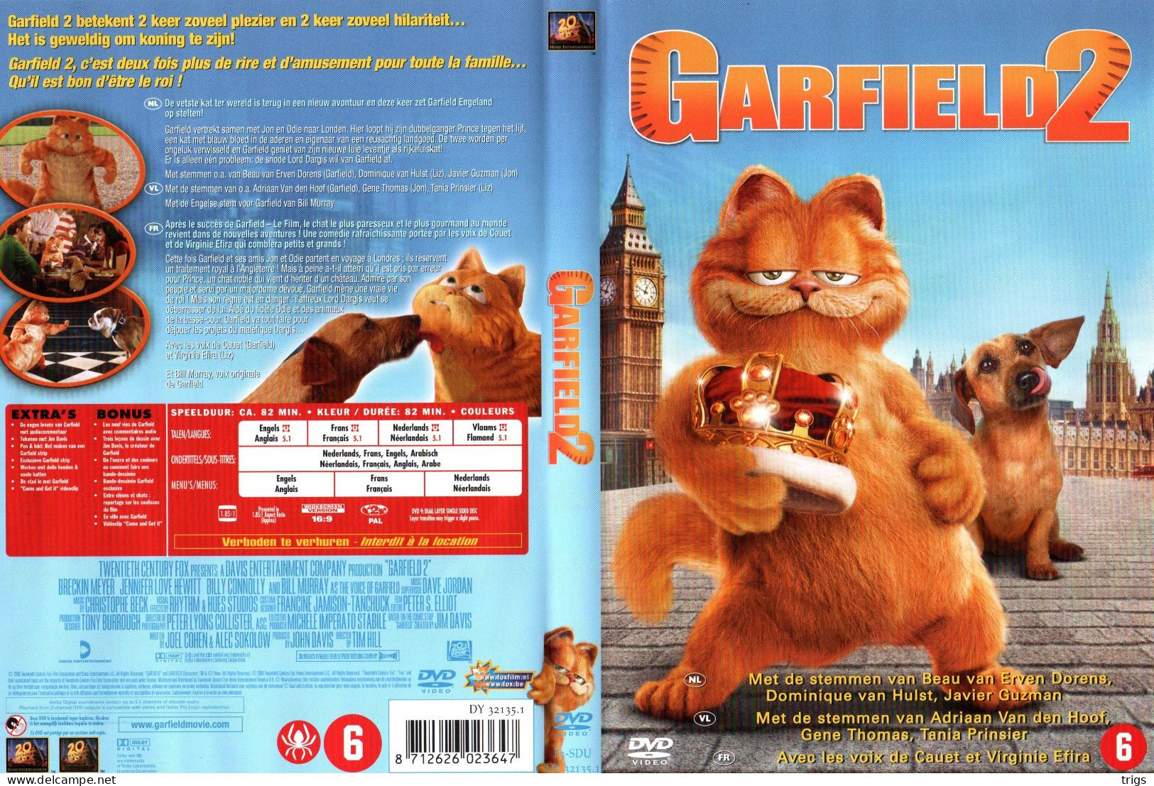 DVD - Garfield 2 - Cartoons