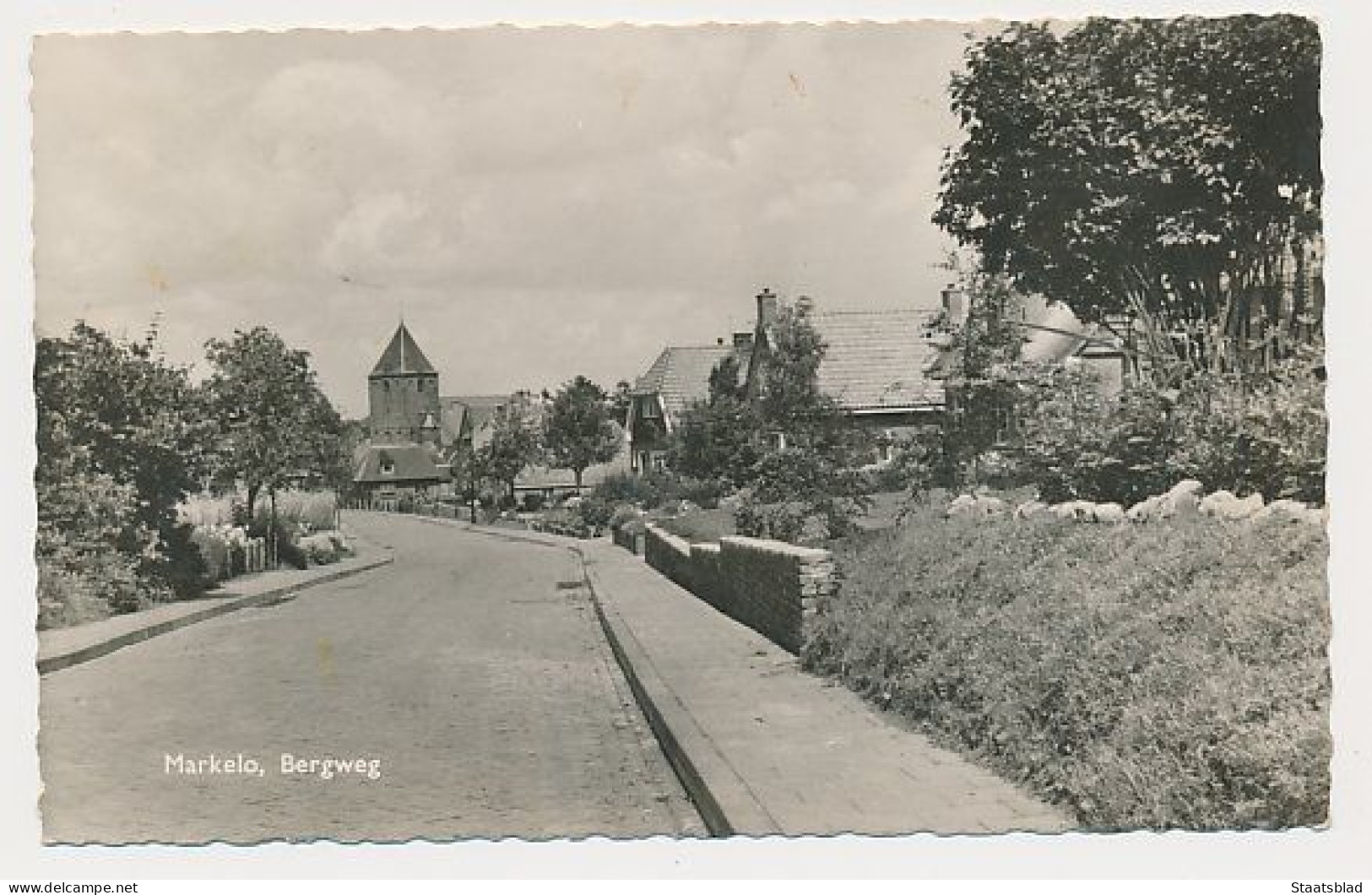 16- Prentbriefkaart Markelo 1958 - Bergweg - Autres & Non Classés