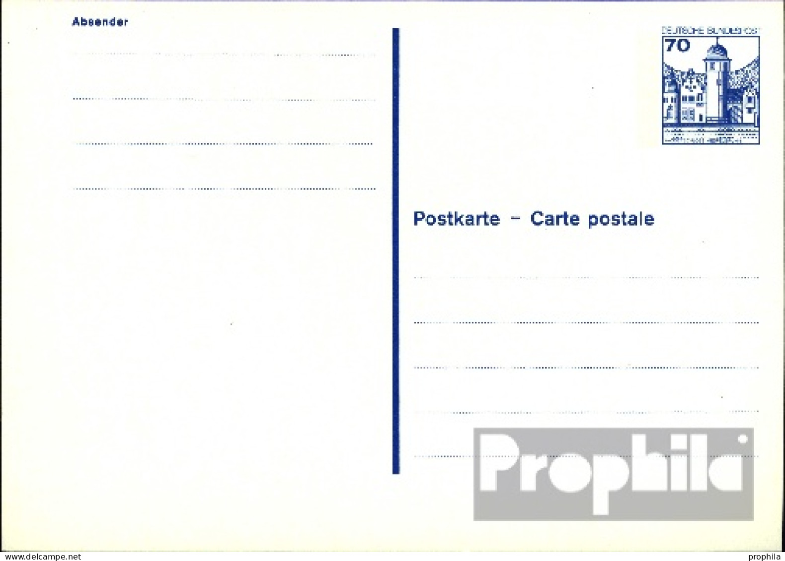 BRD P136I Amtliche Postkarte Gefälligkeitsgestempelt Gebraucht 1982 Burgen U. Schlösser - Autres & Non Classés