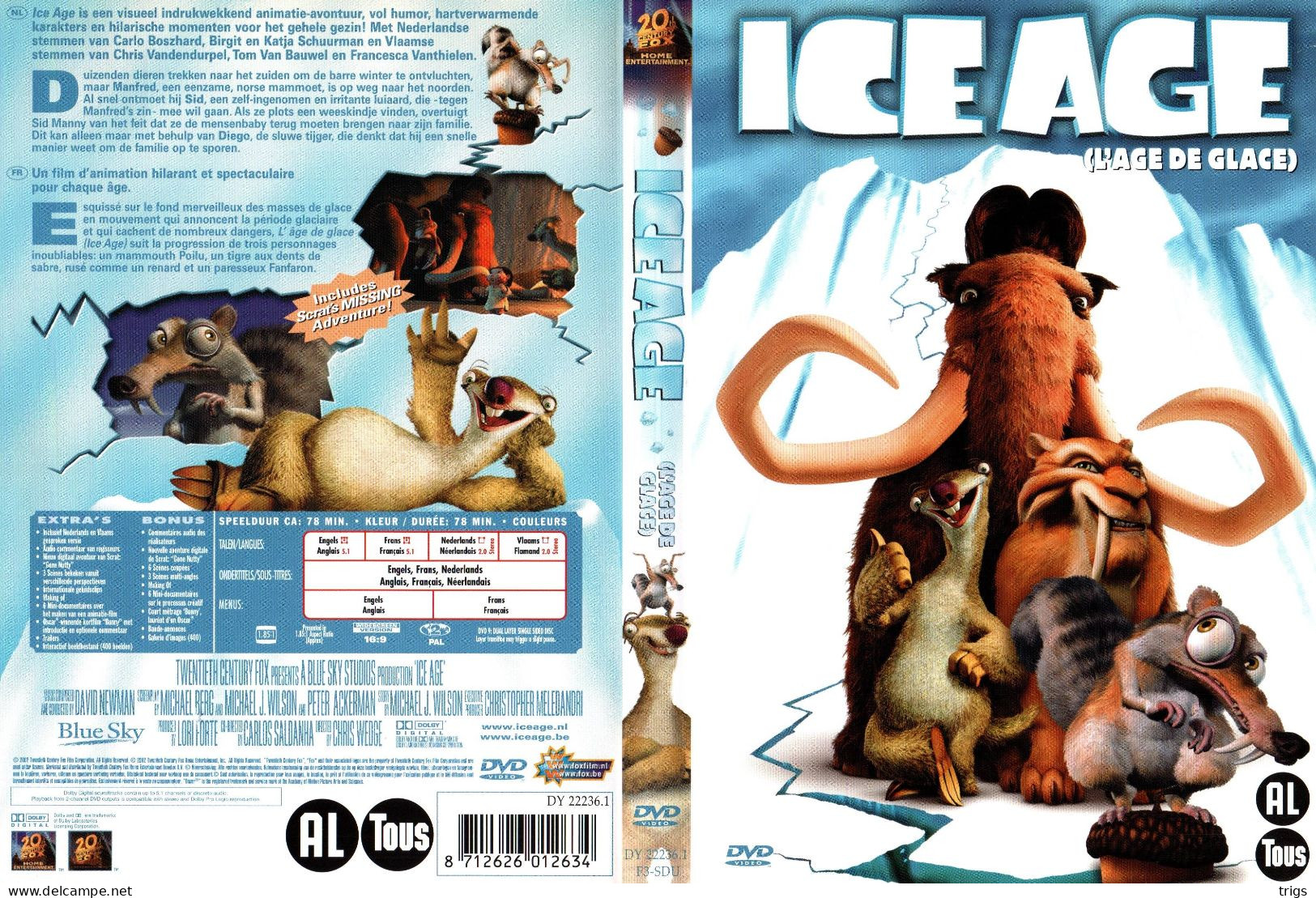 DVD - Ice Age - Dibujos Animados