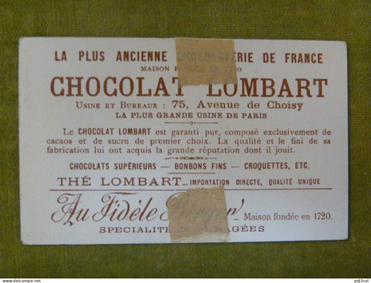 Le Médecin De Campagne - Chocolat Lombart - Chromo Illustrée Humoristique - Lombart